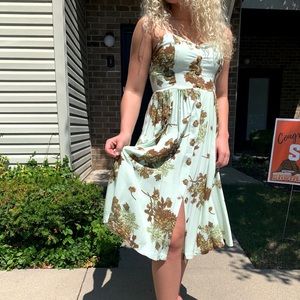Cooperative floral dress